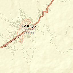 Zawyat ech Cheïkh Street Map