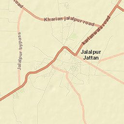 Jalalpur Jattan Street Map
