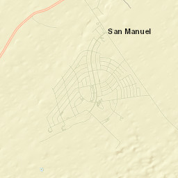 San Manuel Street Map