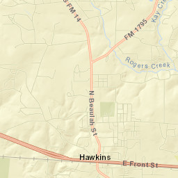 Hawkins Street Map