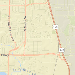 126-198 South 3rd Street Warner Robins Street Map