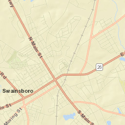 Swainsboro Street Map