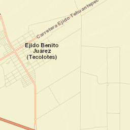 Benito Juárez Street Map