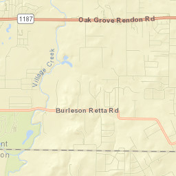 12721 Triple H Drive, Burleson, TX 76028 Street Map