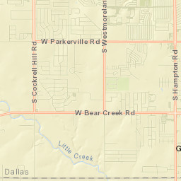 Glenn Heights Street Map