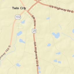 Twin City Street Map