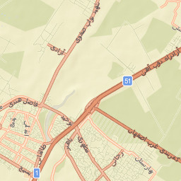 Falavarjan Street Map