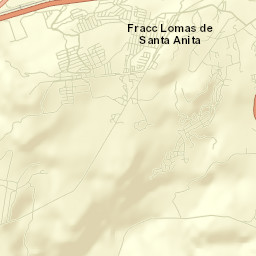 Lomas de Santa Anita Street Map