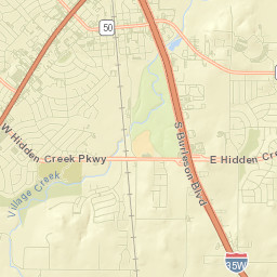 Burleson Street Map