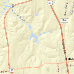 Lindale Street Map
