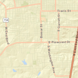 1701 South East End Boulevard, Marshall Street Map