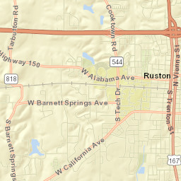 Ruston Street Map