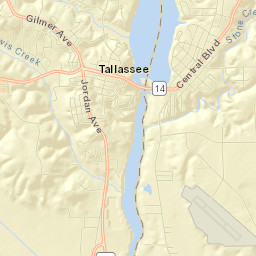 Tallassee Street Map