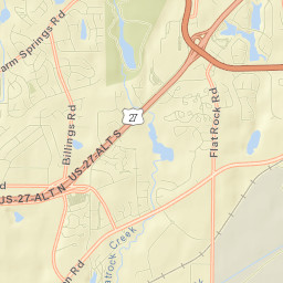 Muscogee County Street Map