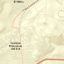 Ejido Ojo de Agua Street Map