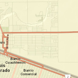 San Luis Street Map