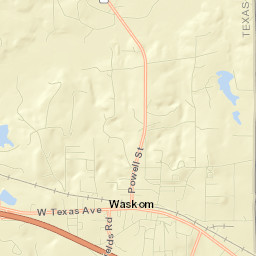 Waskom Street Map