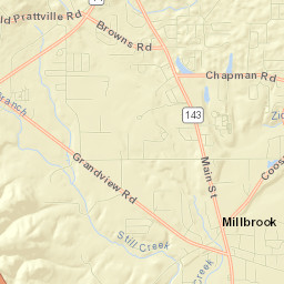 Millbrook Street Map