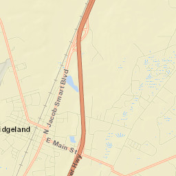 Ridgeland Street Map