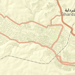 Ghardaïa Street Map