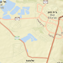 Bet She’an Street Map