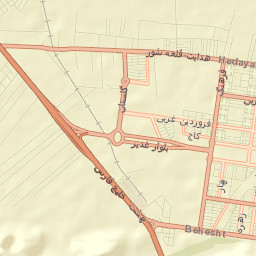 Baharestan Street Map