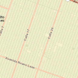 San Luis Río Colorado Street Map