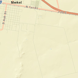 Merkel Street Map