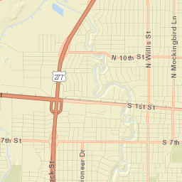 324-348 Alameda Road Abilene TX 79605 Street Map