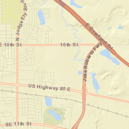 100-198 Gann Street Abilene TX Street Map