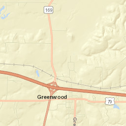 Greenwood Street Map