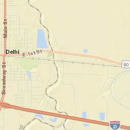 Delhi Street Map