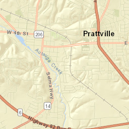 Prattville Street Map