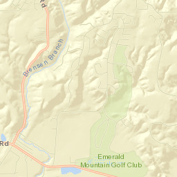 Emerald Mountain Street Map