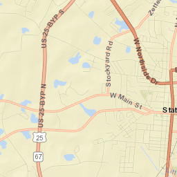 Statesboro Street Map