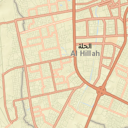 Al Ḩillah Street Map
