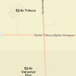 Ejido Toluca Street Map