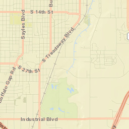 1400-1412 Butternut Street, Abilene, TX Street Map