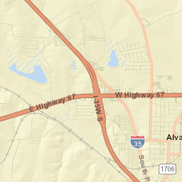 Interstate 35W, Alvarado, TX 76009, USA Street Map