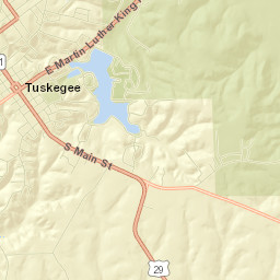 Tuskegee Street Map