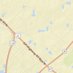 Bleckley County Street Map