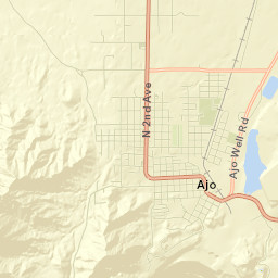 Ajo Street Map