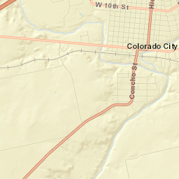 121-185 East 2nd Street, Colorado City, TX Street Map