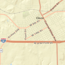 1200-1298 Mancill Avenue Cisco TX 76437 Street Map