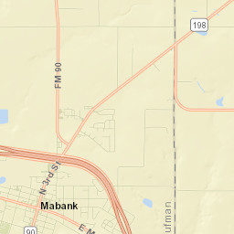 Mabank Street Map