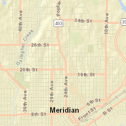 701-799 25th Avenue, Meridian, MS 39301 Street Map
