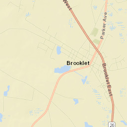 Brooklet Street Map