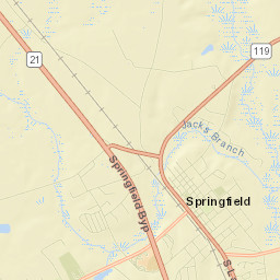Springfield Street Map