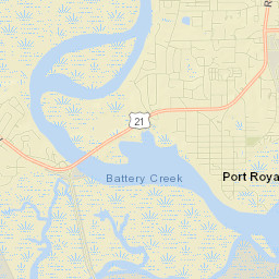 Port Royal Street Map
