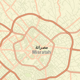 Mişrātah Street Map